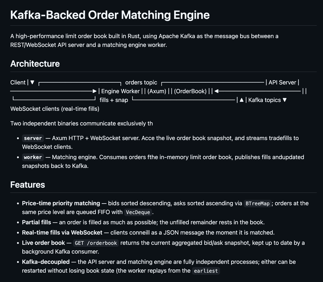 Matching Engine